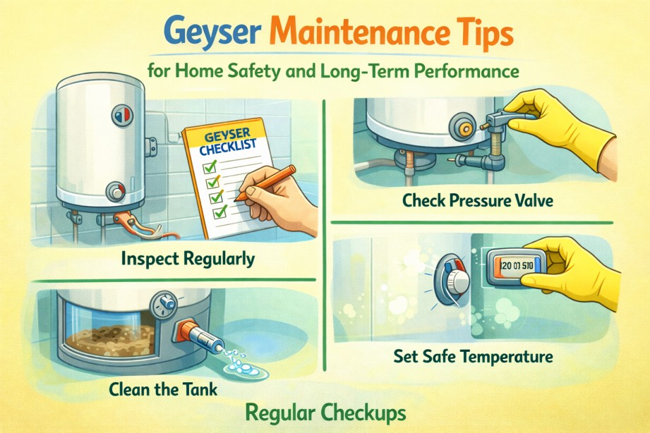 Geyser Maintenance Tips for Home Safety and Long-Term Performance