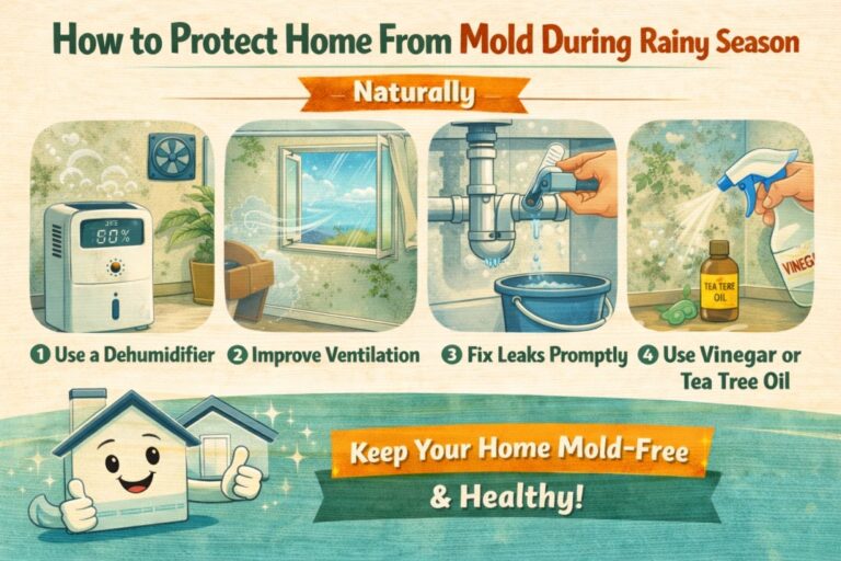 How to Protect Home From Mold During Rainy Season Naturally