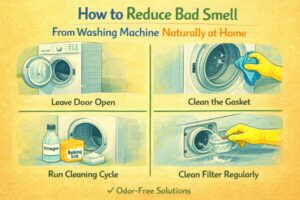 How to Reduce Bad Smell From Washing Machine Naturally at Home