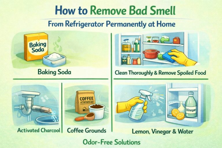 How to Remove Bad Smell From Refrigerator Permanently at Home