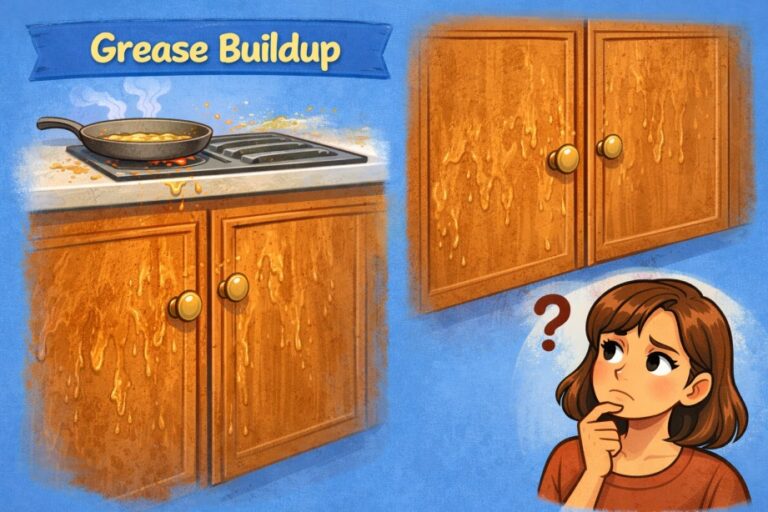 How to Remove Grease From Kitchen Cabinets Naturally at Home
